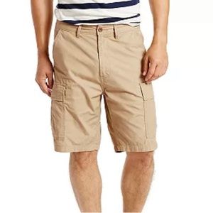 Levi Khaki Cargo Shorts